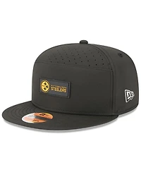 New Era Men's Pittsburgh Steelers 2025 Sideline Split Panel 9FIFTY Snapback Hat