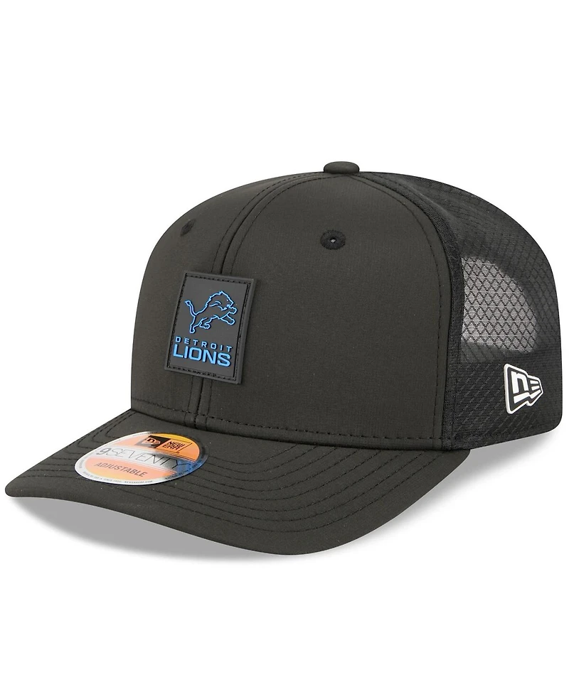 New Era Men's Detroit Lions 2025 Sideline 9SEVENTY Trucker Adjustable Hat