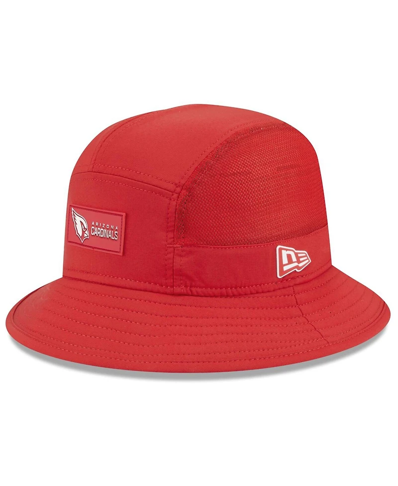 New Era Men's Cardinal Arizona Cardinals 2025 Sideline Bucket Hat