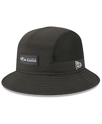 New Era Men's Black Baltimore Ravens 2025 Sideline Bucket Hat