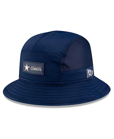New Era Men's Navy Dallas Cowboys 2025 Sideline Bucket Hat