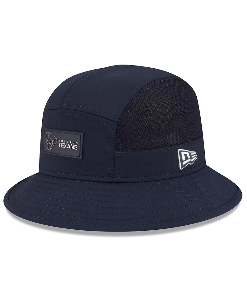 New Era Men's Navy Houston Texans 2025 Sideline Bucket Hat