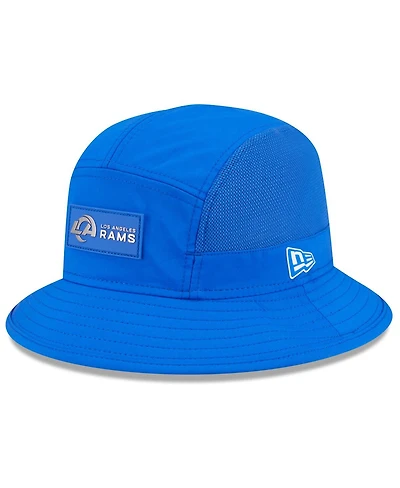 New Era Men's Royal Los Angeles Rams 2025 Sideline Bucket Hat