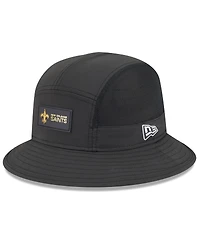 New Era Men's Black Orleans Saints 2025 Sideline Bucket Hat