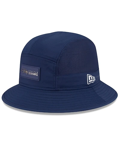 New Era Men's College Navy Seattle Seahawks 2025 Sideline Bucket Hat