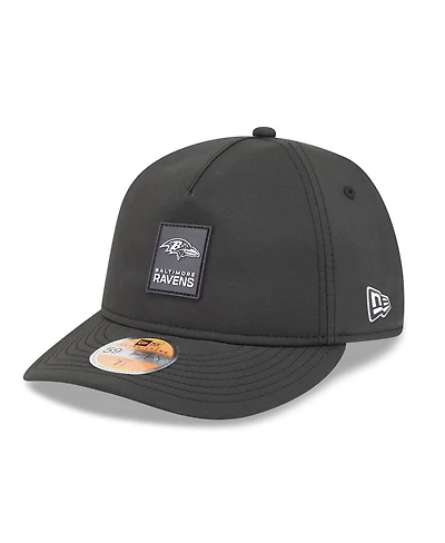 New Era Men's Black Baltimore Ravens 2025 Sideline Retro Crown 59FIFTY Fitted Hat