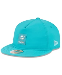 New Era Men's Aqua Miami Dolphins 2025 Sideline Retro Crown 59FIFTY Fitted Hat