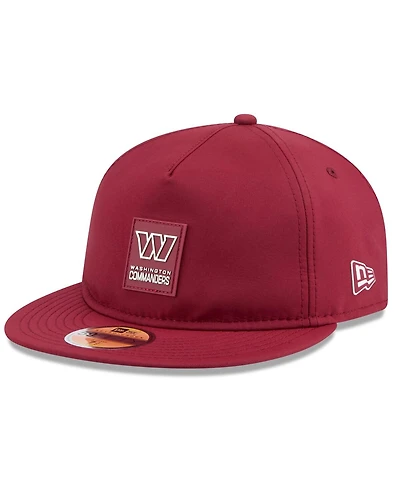 New Era Men's Burgundy Washington Commanders 2025 Sideline Retro Crown 59FIFTY Fitted Hat