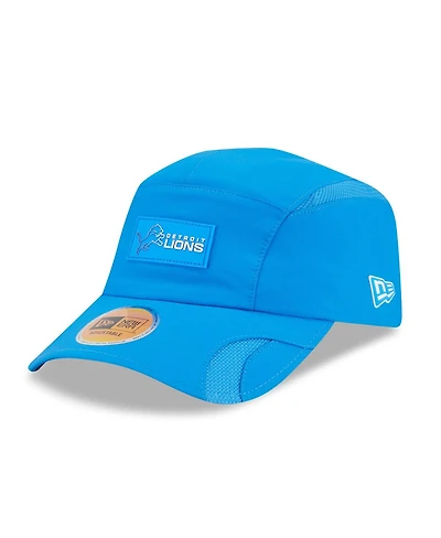 New Era Men's Blue Detroit Lions 2025 Sideline Runner Adjustable Hat