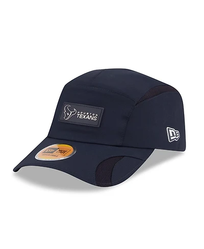 New Era Men's Navy Houston Texans 2025 Sideline Runner Adjustable Hat
