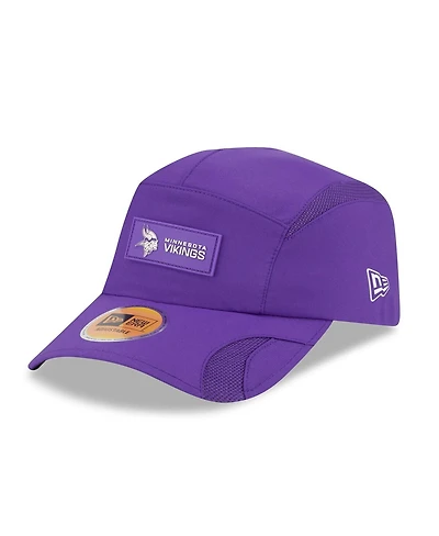 New Era Men's Purple Minnesota Vikings 2025 Sideline Runner Adjustable Hat