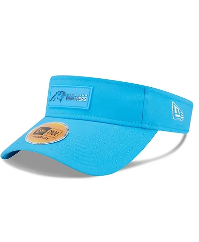New Era Men's Blue Carolina Panthers 2025 Sideline Visor Hat