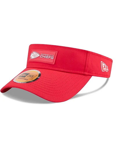 New Era Men's Red Kansas City Chiefs 2025 Sideline Visor Hat