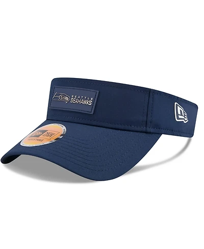 New Era Men's College Navy Seattle Seahawks 2025 Sideline Visor Hat