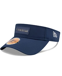 New Era Men's College Navy Seattle Seahawks 2025 Sideline Visor Hat
