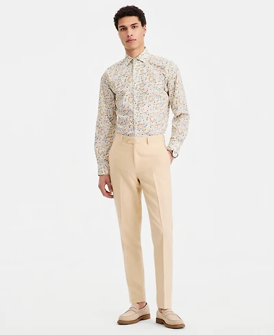 Bar Iii Men's Slim-Fit Linen-Blend Suit Separates Pants, Macy's Exclusive