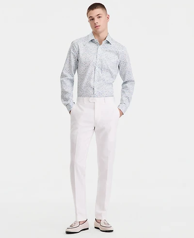 Bar Iii Men's Slim-Fit Linen-Blend Suit Separates Pants, Macy's Exclusive