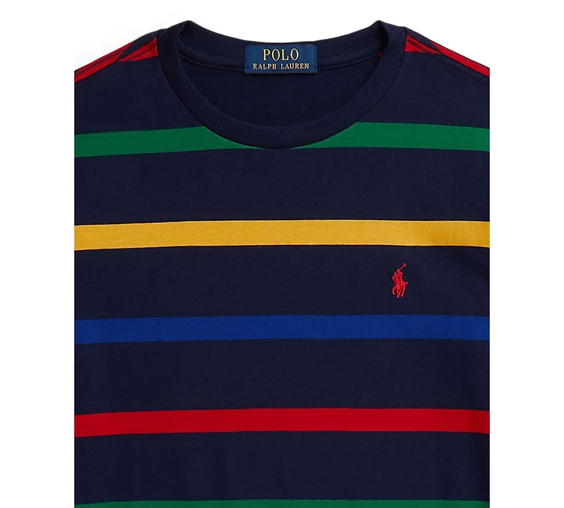 Polo Ralph Lauren Big Boys Striped Cotton Long Sleeve T-Shirt
