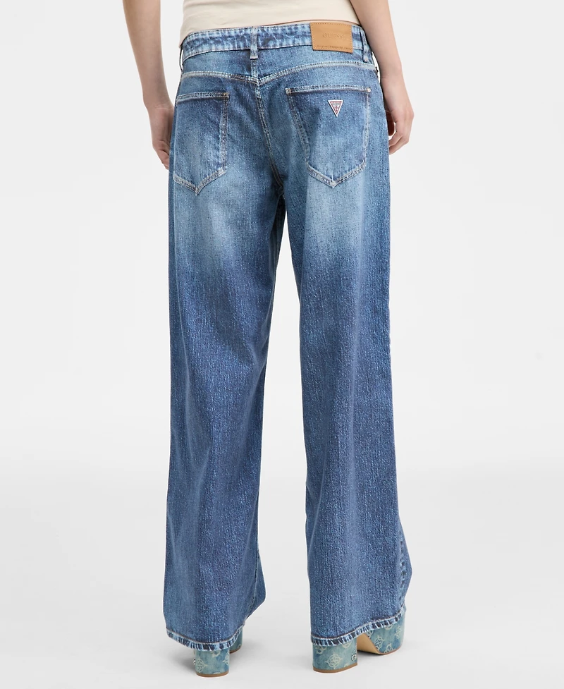 Guess Women's Low-Rise Relaxed Baggy Jeans