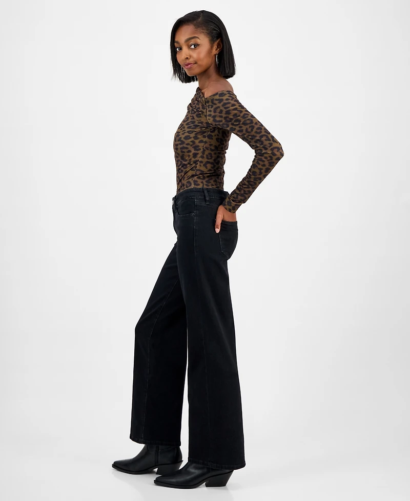 Guess Women's Sexy Palazzo Wide Leg Jeans