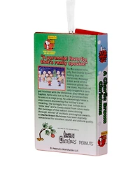 Hallmark Peanuts A Charlie Brown Christmas Retro Video Cassette Case Christmas Tree Ornament