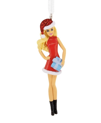 Hallmark Barbie Santa Christmas Tree Ornament