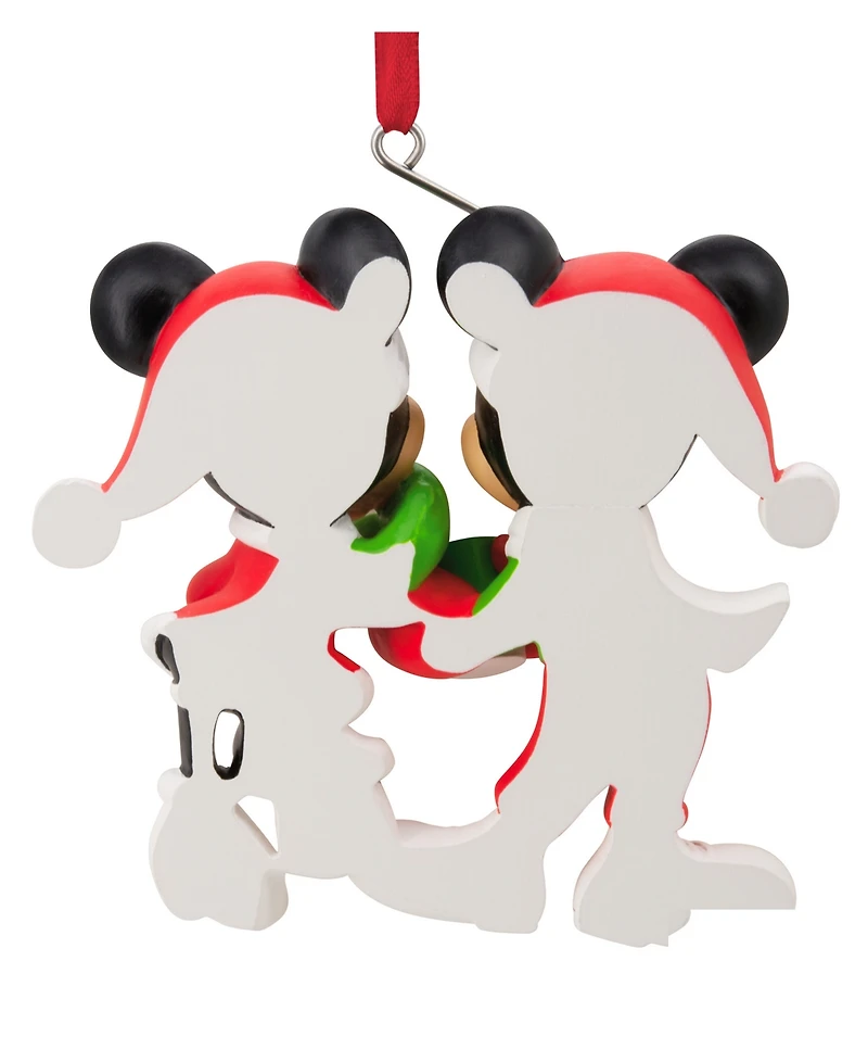 Hallmark Disney Mickey and Minnie Sharing Cocoa Christmas Tree Ornament