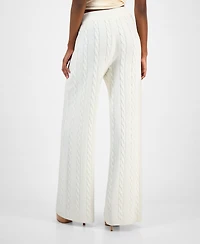 Guess Women's Gemma Cable Knit Sweater Pants