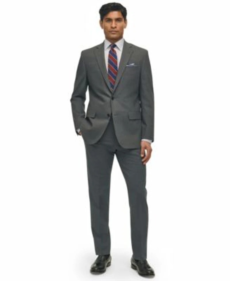 B By B by Brooks Brothers Mens Classic Fit Stretch Wool Blend Suit Separates