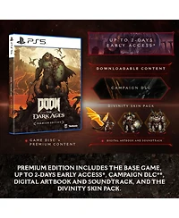 Microsoft Doom The Dark Ages Premium Edition for Playstation 5