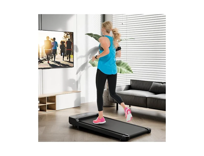 Akiudex Under Desk Walking Treadmill with Led Display and Shock Absorption