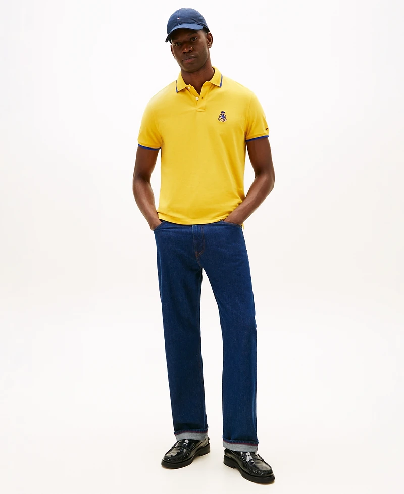 Tommy Hilfiger Men's Holiday Crest Regular Fit Polo Shirt