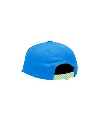 Bits & Bows Boys' T-Rex Baseball Hat in Blue