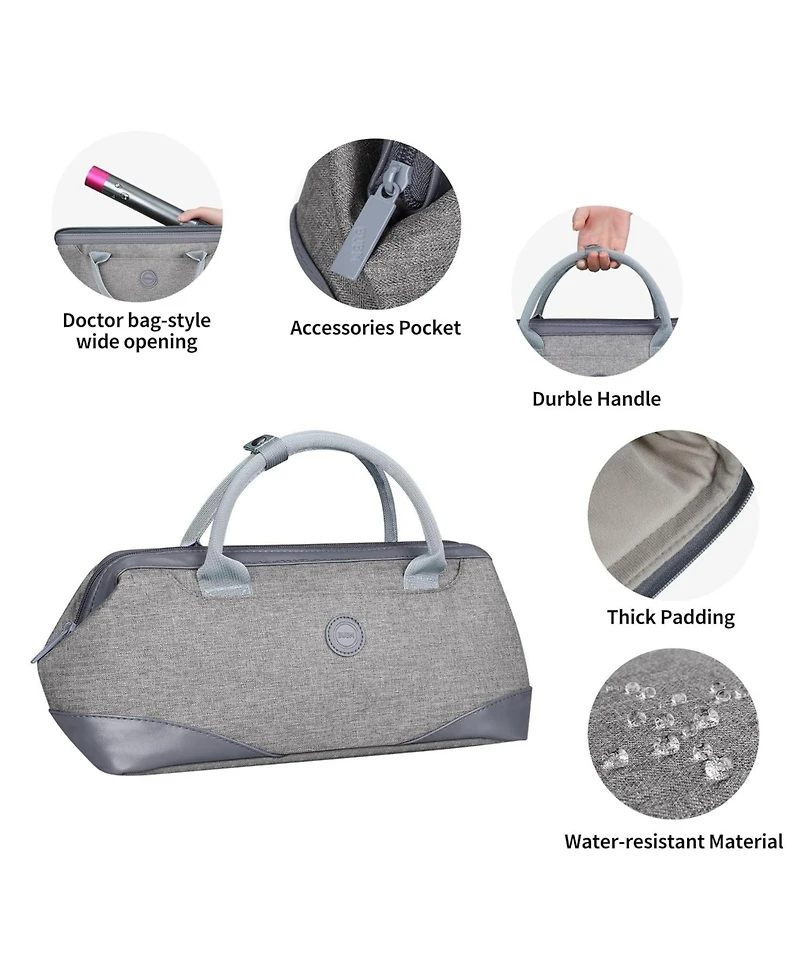 Urtala Hair Tools Travel Bag for Shark Flexstyle Carrying Case Portable Shark Hair Air Wrap Dryer Case Waterproof Dustproof Flat Curling Iron Travel O