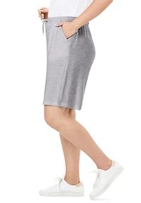 Woman Within Plus Sport Knit Short