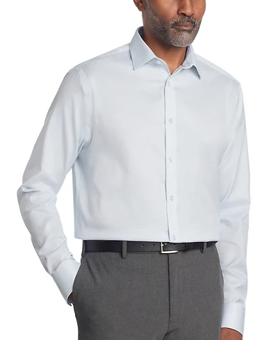 Calvin Klein Men's Refined Cotton Stretch Regular Fit Dress Shirt