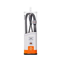 Ventev Alloy Usb C to Apple Lightning High Speed Ultradurable 4 Foot Cable-Silver