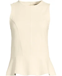 Lands' End Women's Sleeveless Starfish Peplum Top