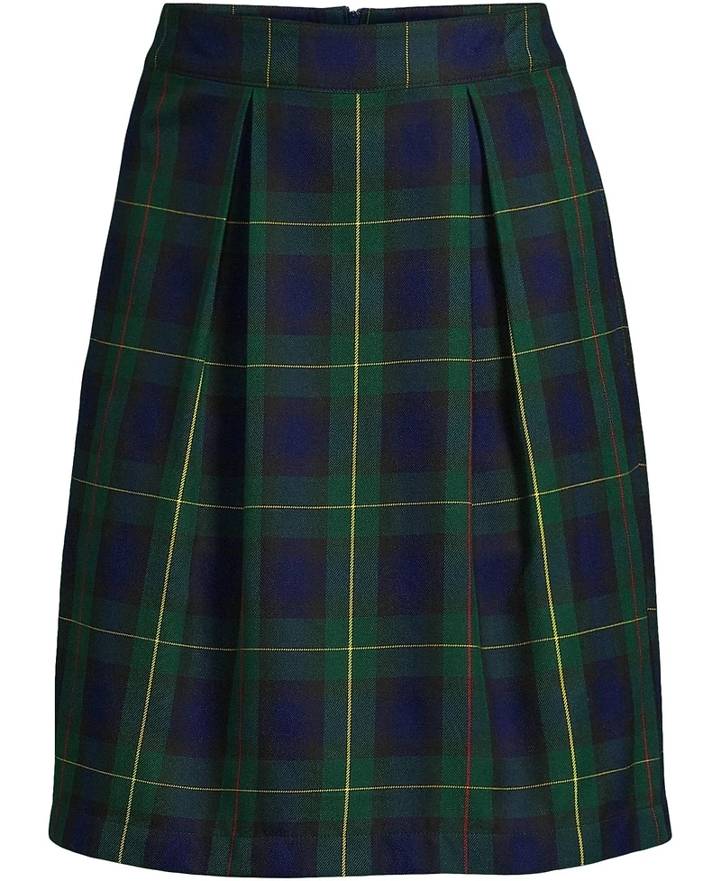 Lands' End Women's Plaid Skort Top of Knee