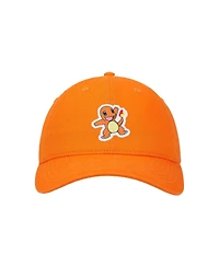 Pokemon Charmander Printed Patch Orange Unstructured Baseball Cap