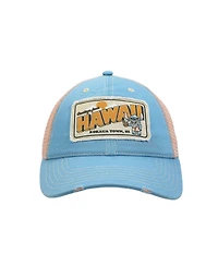 Disney Men's Stitch Hawaii Blue & Pink Unstructured Baseball Cap
