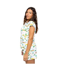 Sant and Abel Women's Trunks Up Jersey Short Pj Set
