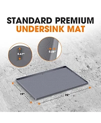 Cheer Collection Sillicone Under Sink Mat 19" x 25"