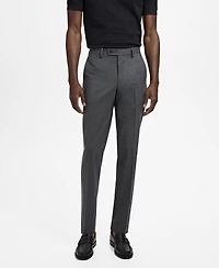 Mango Men's Turin Virgin Wool Suit Pants