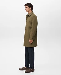 Mango Men's Classic Water-Repellent Trench Coat