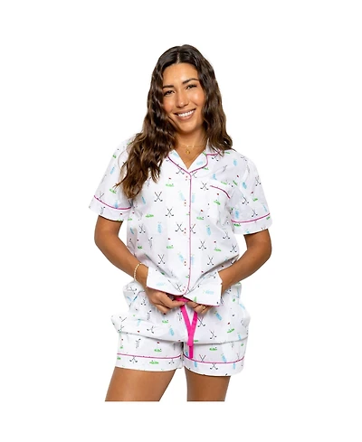 Sant and Abel Women's Golf Short Pj Set