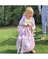 Sant and Abel Kids Skydog Pink Toile Long Pj Set