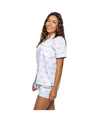 Sant and Abel Women's Tennis Bows Short Pj Set
