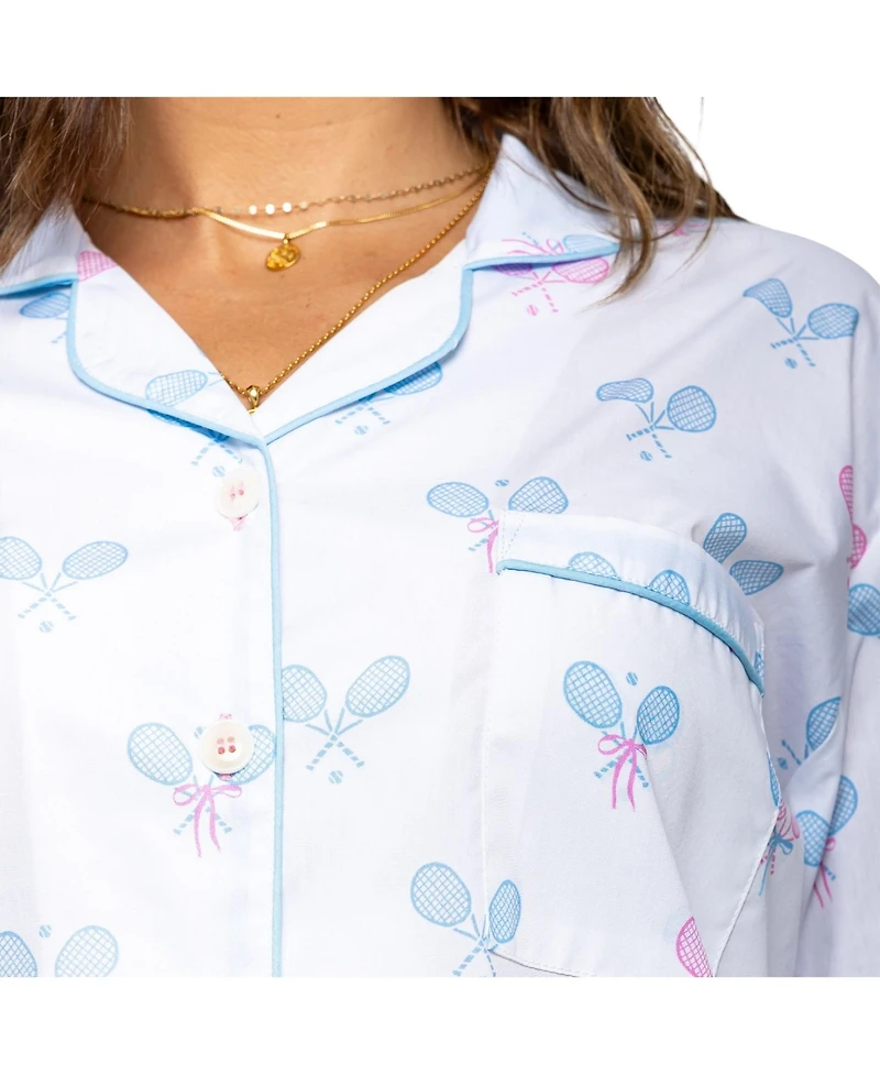 Sant and Abel Women's Tennis Bows Night Shirt