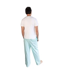 Sant and Abel Men's Hepburn Gingham Mint Pj Pants